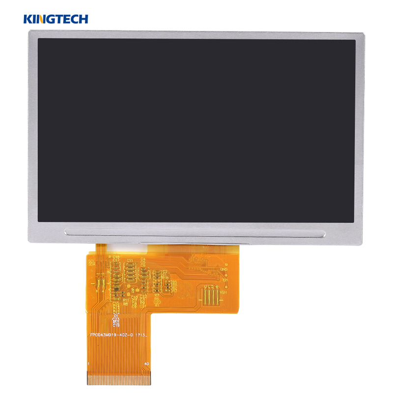 24bit RGB liitäntä 4,3 tuuman 480x272 TFT LCD moduuli