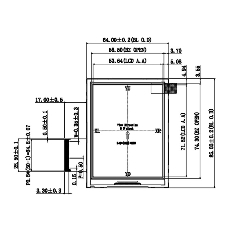 3, 5- PV03523T0150W