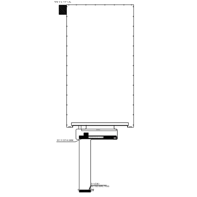 5,5 tuuma 720x1280 LCD-näyttöä