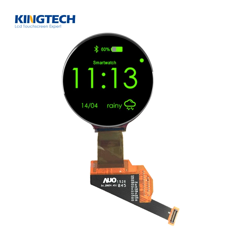 1.39 Inch 400x400 AMOLED pyöreä Super-ohut näyttö Monikosketus näytön ja MIPI HDMI-taulun